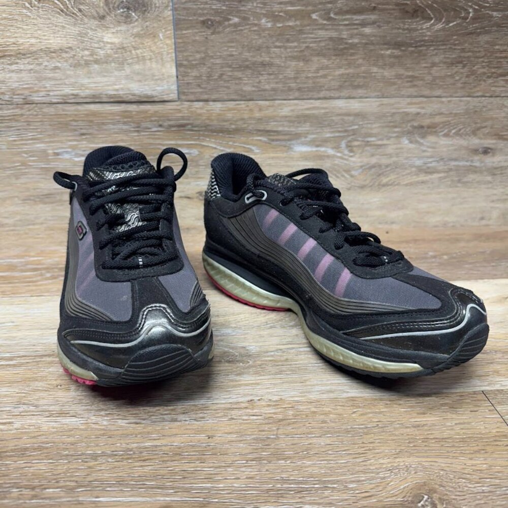 Skechers Shape Ups Resistance Runner Black/Purple Women's Size 8 - Picture 7 of 8